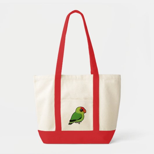 Schwarz-winged Lovebird Tragetasche (Vorne)