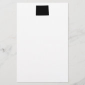 Schwarz-Wyoming Briefpapier (Vorderseite)