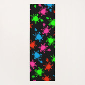 Schwarz Yogamatte (Rückseite)