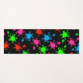 Schwarz Yogamatte (Vorderseite (Horizontal))