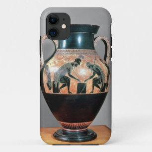 Schwarz-Zahl Amphora, der Ajax und Achilleus Case-Mate iPhone Hülle