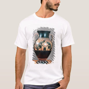 Schwarz-Zahl Amphora, der Ajax und Achilleus T-Shirt