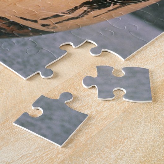 Schwarz-Zahl Dachboden-Vase, 5. Jahrhundert BC Puzzle (Seite)