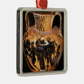 Schwarz-Zahl Dachboden-Vase Ornament Aus Metall (Rechts)