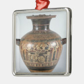 Schwarz-Zahl hydria Silbernes Ornament (Links)