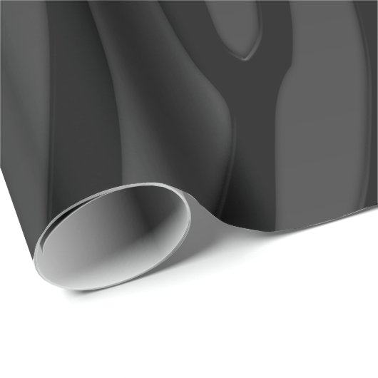 Schwarz-Zebra-Streifen - Tierdruck Geschenkpapier (Rolleneckpunkt)