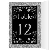 Schwarz-Zieh-Tischkarte (Innen (Links))