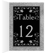 Schwarz-Zieh-Tischkarte (Innen (Rechts))