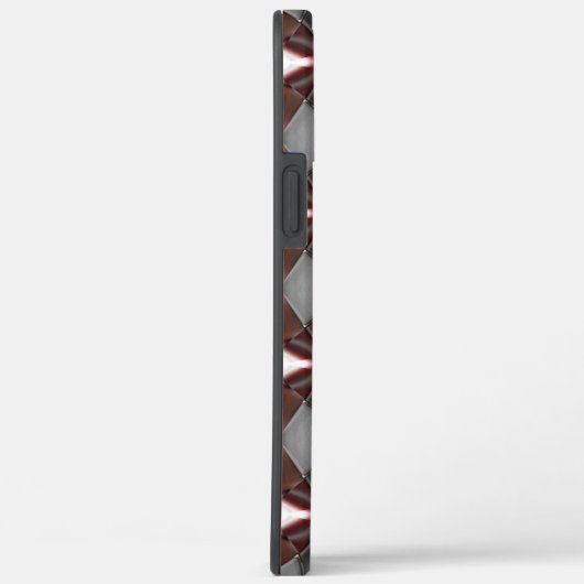 Schwarz zu "Ruby"-Verhältnis, virtuelle Formen Case-Mate iPhone Hülle (Rückseite / Rechts)