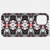 Schwarz zu "Ruby"-Verhältnis, virtuelle Formen iPhone Hülle (Rückseite (Horizontal))