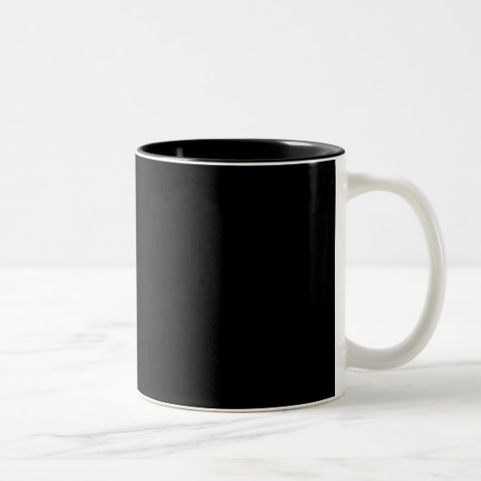 Schwarz Zweifarbige Tasse (Rechts)