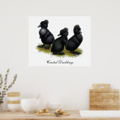 Schwarz-Zwergente Poster (Küche)