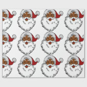 schwarzafrikanische Weihnachtslieder Geschenkpapier (Flach)