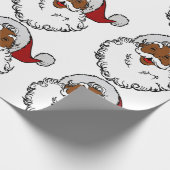 schwarzafrikanische Weihnachtslieder Geschenkpapier (Ecke)