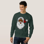 schwarzafrikanische Weihnachtslieder Sweatshirt (Vorne ganz)