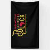 Schwarzafrikanischer Monat der Geschichte Banner (Vertikal)