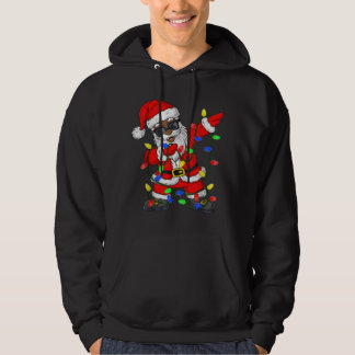 Schwarzafrikanischer Weihnachtsmann Weihnachts-Paj Hoodie