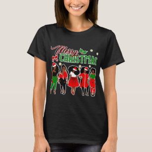 Schwarzafrikanischer WeihnachtsWeihnachtsfeiertag T-Shirt