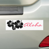 Schwarzaloha Blume Autoaufkleber (Auf Auto)