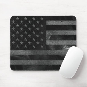 Schwarzamerikanische Flagge Mousepad