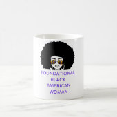 Schwarzamerikanische Gründerfrau Afro Kaffeetasse (Mittel)