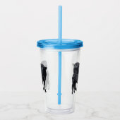 Schwarzanguskühe und Niedliches Kalb Acryltrinkbecher (Rechts)