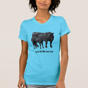 Schwarzanguskühe und Niedliches Kalb T-Shirt