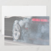 Schwarzautobahn Briefpapier (Vorne/Hinten)