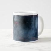 Schwarzautobahn Jumbo-Tasse (Vorderseite Rechts)