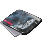 Schwarzautobahn Laptopschutzhülle (Vorne Knopf)