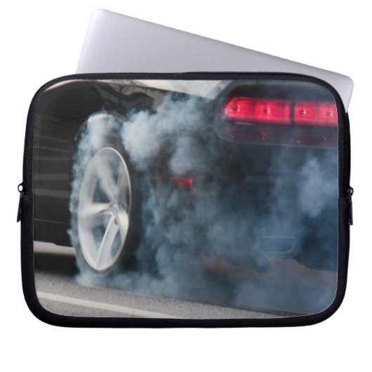 Schwarzautobahn Laptopschutzhülle (Vorderseite)