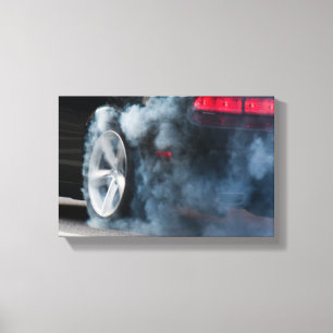 Schwarzautobahn Leinwanddruck