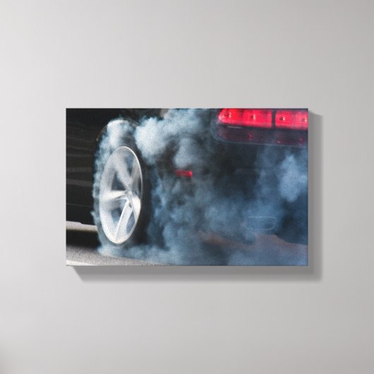 Schwarzautobahn Leinwanddruck (Vorderseite)