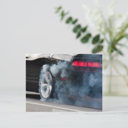 Schwarzautobahn Postkarte (Stehend Vorderseite)