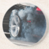 Schwarzautobahn Sandstein Untersetzer (Vorne)