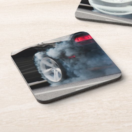 Schwarzautobahn Untersetzer (Linke Seite)