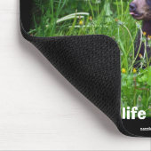 Schwarzbaerjungtier-Wildlife-Unterstützer-Mauspad Mousepad (Ecke)