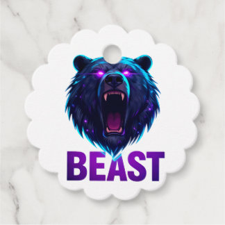 Schwarzbär 'BEAST' - Kühne Ästhetik Geschenkanhänger