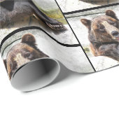 Schwarzbär Geschenkpapier (Rolleneckpunkt)