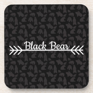 Schwarzbär Getränkeuntersetzer