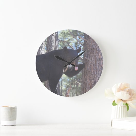 Schwarzbär Große Wanduhr (Zuhause)