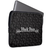 Schwarzbär Laptopschutzhülle (Vorne Rechts)