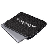 Schwarzbär Laptopschutzhülle (Vorne Knopf)