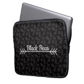 Schwarzbär Laptopschutzhülle (Vorderseite Links)