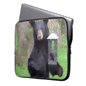 Schwarzbär Laptopschutzhülle (Vorderseite Links)