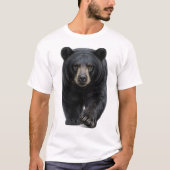 Schwarzbär nähert sich T-Shirt (Vorderseite)