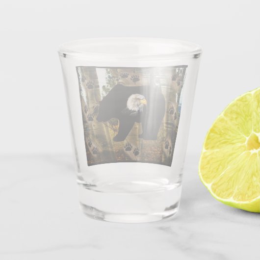 Schwarzbär Schnapsglas (Rückseite)