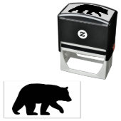Schwarzbär-Silhouette Wildtiere Permastempel (Beispiel)