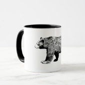 Schwarzbär Tasse (Vorderseite Links)