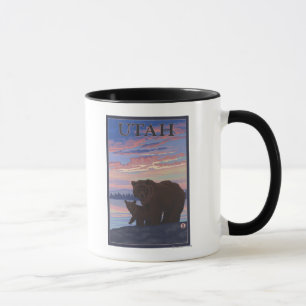 Schwarzbär und CubUtah Tasse